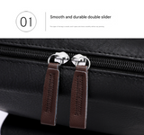 Light Brown Large-Capacity PU Leather Backpack - Stylish Business & Travel Companion