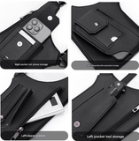 Balck Tactical Underarm Shoulder Holster Bag - Anti-Theft Double Pouch Vest Pack for Men
