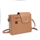 Khaki Portable Insulated Water Bottle Carrier Bag with Adjustable Shoulder Strap - Crossbody Drink Holder for Outdoor Activities