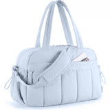 Blue Spacious Travel Duffel Bag - Large Capacity Sports & Fitness Tote with Toiletry Bag, Compartments & Single Shoulder Strap