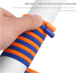 Navy Blue No-Tie Elastic Shoelaces with Quick Lock System - Flat Tieless Laces for Kids and Adults