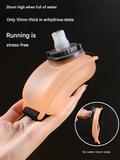 2-Pices Transparent Color Ergonomic Wearable Hydration Flask - Hands-Free Wrist Water Bottle for Running & Sports