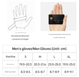 XL Dark Brown Premium Men's Genuine Sheepskin Leather Driving & Cycling Gloves