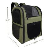 Blue Breathable Comfort Pet Travel Backpack