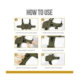 Black Durable Dog Saddle Bag Harness for Outdoor Adventures