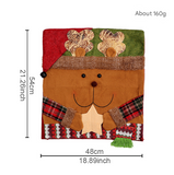 Festive Christmas Dining Chair Covers | Santa, Snowman & Reindeer Character Slipcovers