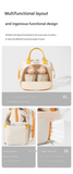 Grayish purple Versatile 3-in-1 Nappy Bag | Convertible Backpack, Tote & Crossbody with Insulated Pockets