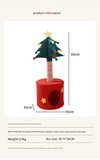 Festive Christmas Tree Cat Scratcher & Condo | 2-in-1 Sisal Post with Cozy Hideaway Bed