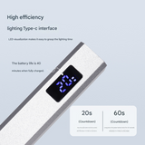 Rose gold Handheld UV LED Nail Curing Pen - Portable USB-C Rechargeable Light for Fast-Drying Gel Polish & Nail Art