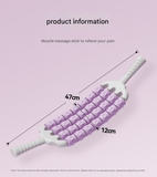 Pink Four-Row Bendable Massage Roller - Muscle Relaxation and Sensory Integration Training for Children