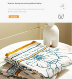 Rural breeze 40S Pure Cotton Gauze Bath Towel - Extra Large, Thick, Soft, and Highly Absorbent for Adults
