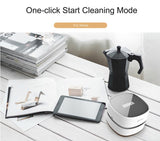 Blue Rechargeable Cordless Mini Desktop Vacuum - Portable Handheld Cleaner for Desk, Keyboard, Crumb & Dust