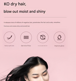 Black Ultra-Lightweight Ionic Cordless Hair Dryer, USB Rechargeable Portable Blow Dryer with Cool Air for Travel & Home