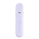 Purple Professional Ultrasonic Skin Scrubber - 4-in-1 Facial Spatula for Deep Cleaning, Blackhead Removal, and EMS Lifting