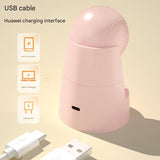 Two Mini Portable UV/LED Nail Lamp - Fast Curing, Adjustable Angle, 60s Timer, USB Rechargeable(pink)