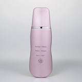 Ultrasonic Skin Scrubber - Deep Cleansing, Peeling, Lifting & Ion Infusion Facial Spatula(purple)