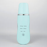 Ultrasonic Skin Scrubber - Deep Cleansing, Peeling, Lifting & Ion Infusion Facial Spatula(green)