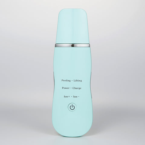 Ultrasonic Skin Scrubber - Deep Cleansing, Peeling, Lifting & Ion Infusion Facial Spatula(green)