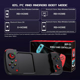 Portable Telescopic Mobile Game Controller - Bluetooth 5.0, iOS/Android/PC Compatible, 400mAh Battery(green)