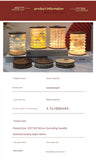 Foldable Telescopic Lantern Lamp - 3 Light Modes, USB Rechargeable, Wood/Paper Finish(Good Luck and Happiness)