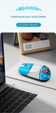 Whimsical 2.4G Wireless Mouse with Floating Animal Design - Comfortable, Quiet & Portable(blue)