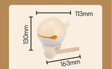 Portable rechargeable tapping control night light- 3-Level Dimmable Bedside Lamp(apricot)