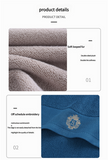 Premium Absorbent Cotton Towel Set - Soft Bath & Hand Towels with Double-Sided Plush(white)