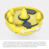 Interactive Dog Puzzle Feeder with Adjustable Food Dispensing Holes(Pink)