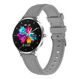 Elegant Women's Smartwatch - Ultra-Thin 6.8mm, 1.19 AMOLED Display Health Monitoring & Stainless Steel Mesh Band(Gray)"