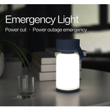 Portable LED Outdoor Camping Lantern - USB Rechargeable, 1200mAh Battery, Emergency Light(Brown)