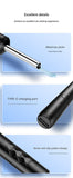 Smart Visual Ear Cleaner with HD WiFi Camera - Gentle Silicone Tips, USB-C Rechargeable Otoscope for Safe Ear Wax Removal(Black Premium Edition)