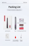 Professional Electric Nail Drill Pen Kit - 3-Speed, Bidirectional, Rechargeable Manicure & Pedicure Tool(Silver Gray)