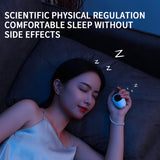 Handheld Microcurrent Sleep Aid Device - USB Rechargeable Pulse Massager for Relaxation & Deep Sleep(White)