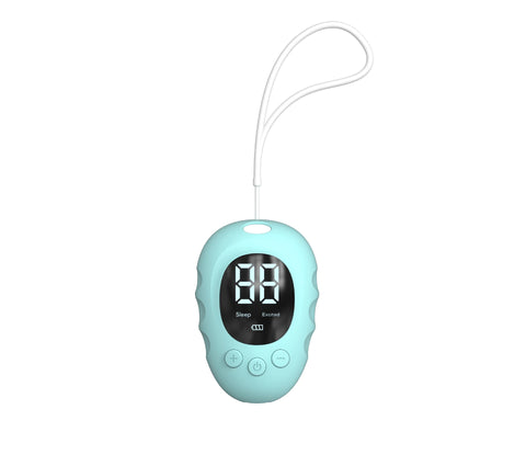 Handheld Microcurrent Sleep Aid Device - USB Rechargeable Pulse Massager for Relaxation & Deep Sleep(green)
