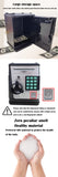 Electronic Piggy Bank Safe Box for Kids - Automatic Bill & Coin Bank with Password Protection, Music & Lights(black)