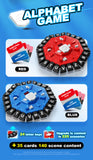 2pc Electronic Alphabet Categories Game - Fast-Paced Word Challenge for Family Fun(blue)