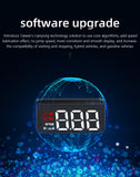 Compact OBD2 Car Head-Up Display (HUD) - Digital Speedometer with 5 Alarm Functions & Adaptive Brightness(black)