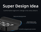 Compact OBD2 Car Head-Up Display (HUD) - Digital Speedometer with 5 Alarm Functions & Adaptive Brightness(black)