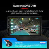 Universal 7-Inch Android Car Stereo GPS Navigator - QLED HD Touchscreen, 2GB RAM 32GB ROM, WiFi, Bluetooth 5.4, CarPlay & Mirror Link(black 7 inches)