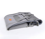 Foldable Soft-Sided Pet Carrier for Travel - Fits Cats & Small Dogs Under 6kg, with Removable Plush Bed & Shoulder Strap(black)