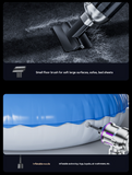 Silver and Purple 4-in-1 Cordless Handheld Vacuum Cleaner - Powerful 16KPa Suction with Brushless Motor, Blower & Air Pump