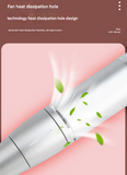 White Professional Rechargeable Nail Drill Machine - 45000RPM Portable E-File Kit for Acrylic, Gel, Polishing & Manicure