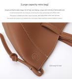 Red Chic Minimalist PU Leather Tote Bag - Women's Versatile Shoulder Handbag with Contrast Stitching