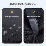 Size L Black All-Weather 210D Bicycle Cover - Waterproof & UV-Proof Outdoor Bike Protector with Lock Hole & Storage Bag