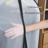 Black Edge 10-Pack Hanging Garment Bags for Closet Storage - Translucent Dust-Proof Suit Covers, Washable & Reusable Coat Protectors (2 Sizes)