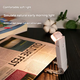 2 Pcs Pink USB Rechargeable Clip-on LED Book Light - 3 Color Modes & Dimmable Brightness for Eye-Caring Reading