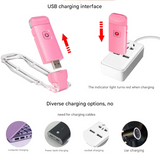 2 Pcs White USB Rechargeable Clip-on LED Book Light - 3 Color Modes & Dimmable Brightness for Eye-Caring Reading