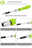 Green 32-in-1 Precision Screwdriver Set - Magnetic Repair Tool Kit for Electronics, Phone & PC