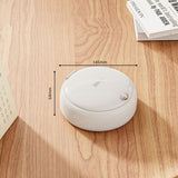 White Modern Compact Sewing Kit Organizer - All-in-One with Magnetic Needle Case