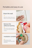 4 Pcs Brown Adorable Bear Wall Protector - Multi-Use Self-Adhesive Door Stopper Bumper
